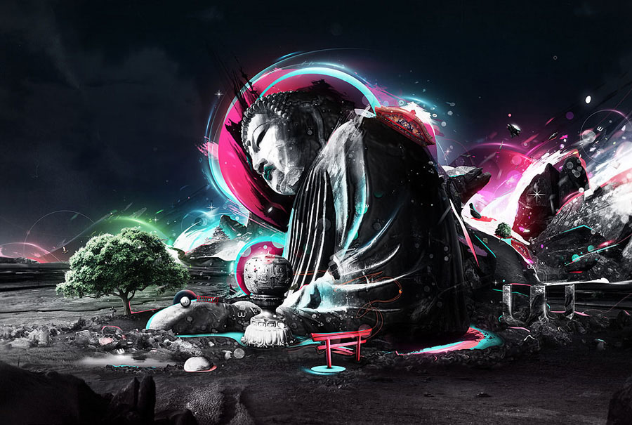 25 Creative Photoshop Art works and Graphic Illustrations by Rik